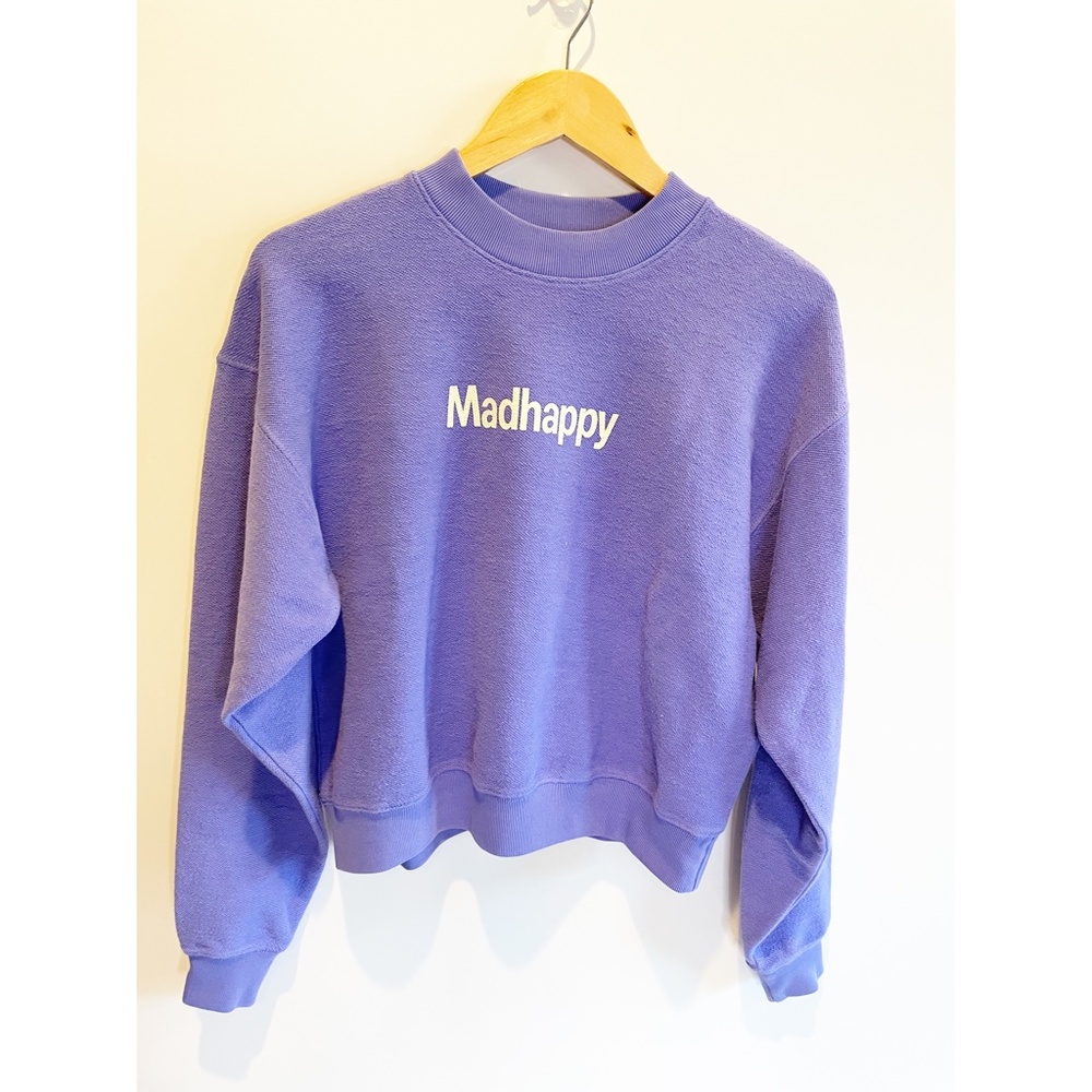 Madhappy Crewneck Crop Sweatshirt Iris
